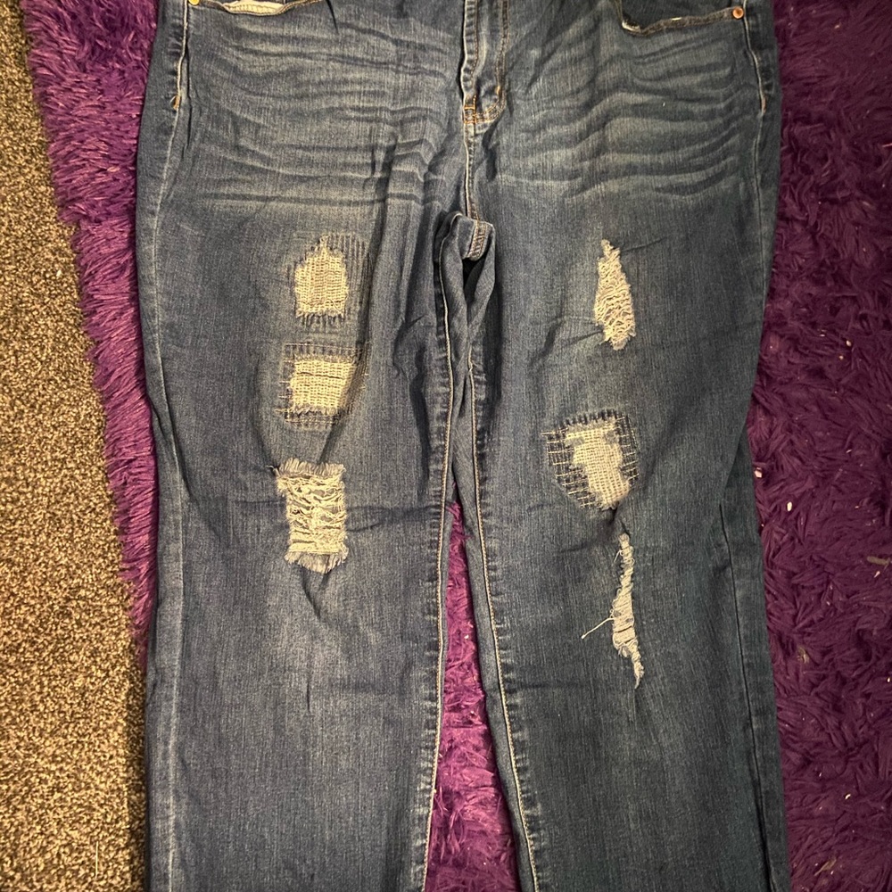 Destroyed Skinny Jeans